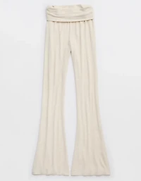 Aerie Let's Bounce Foldover Bootcut PJ Pant