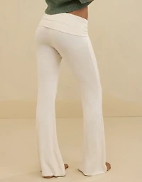 Aerie Let's Bounce Foldover Bootcut PJ Pant