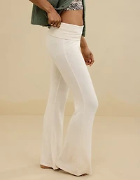 Aerie Let's Bounce Foldover Bootcut PJ Pant