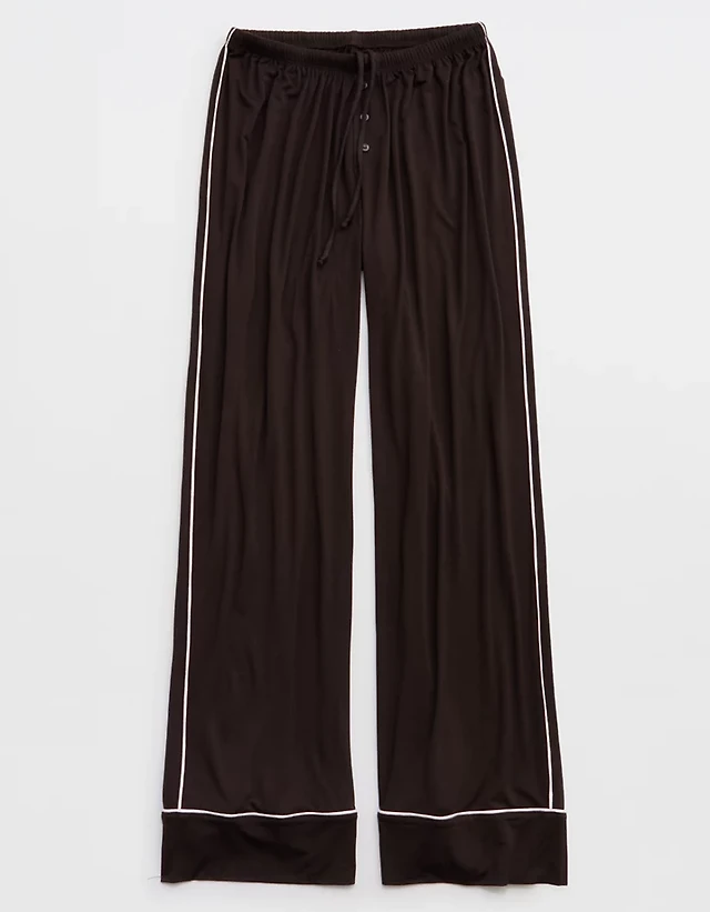 OVERSLEPT by Aerie Real Soft® Piping PJ Pant