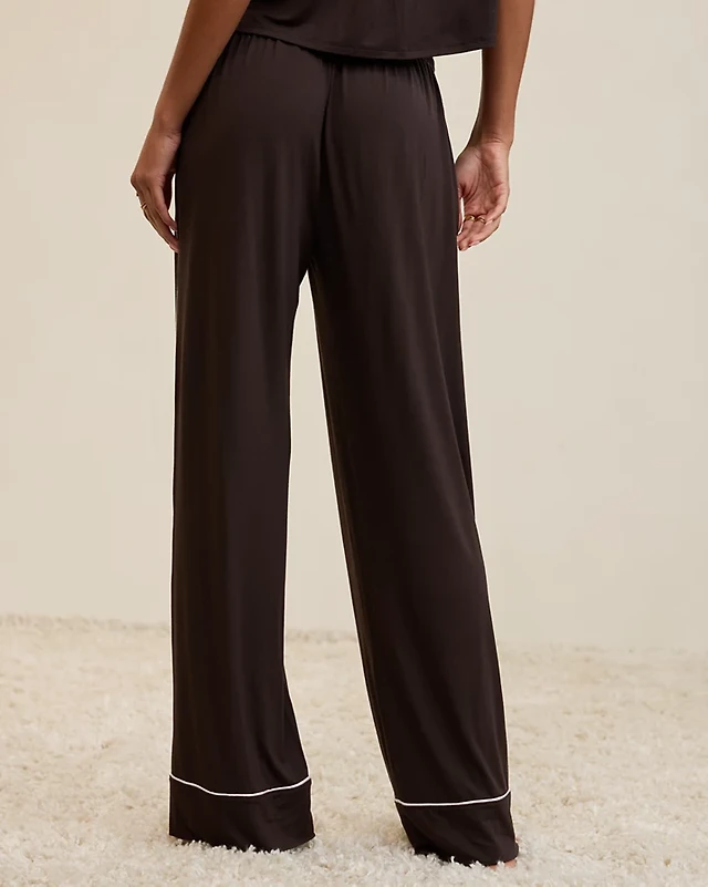 OVERSLEPT by Aerie Real Soft® Piping PJ Pant
