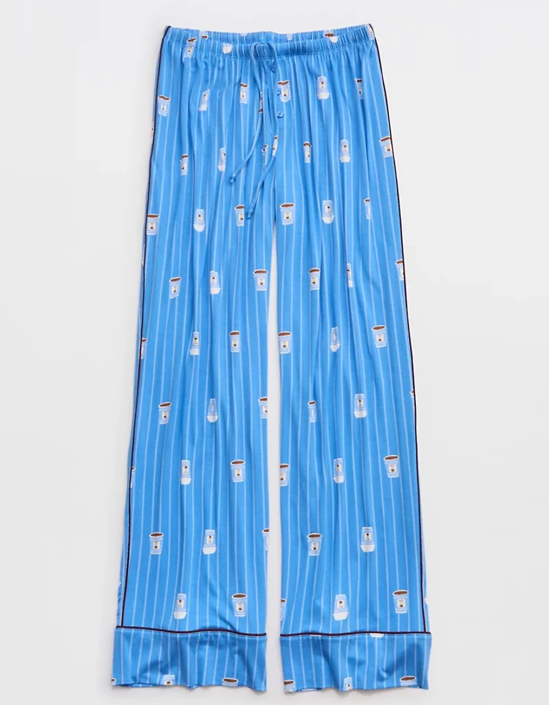 OVERSLEPT by Aerie Real Soft® Piping PJ Pant