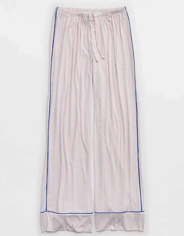 OVERSLEPT by Aerie Real Soft® Piping PJ Pant