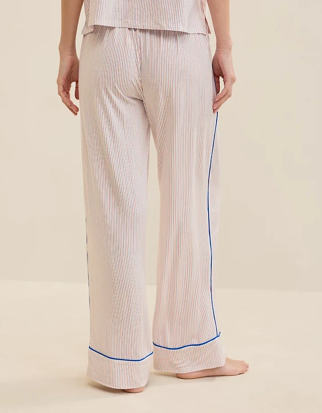 OVERSLEPT by Aerie Real Soft® Piping PJ Pant