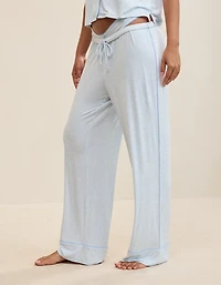 OVERSLEPT by Aerie Real Soft® Piping PJ Pant