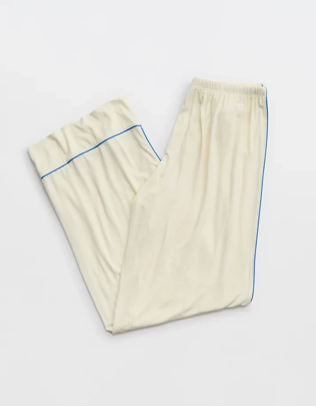 OVERSLEPT by Aerie Real Soft® Piping PJ Pant