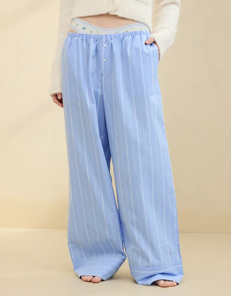 Aerie Off-Duty Poplin Trouser PJ