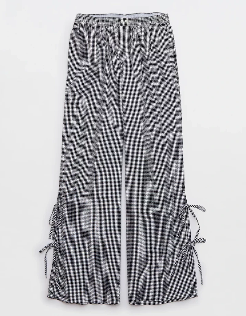 Aerie Off-Duty Seersucker Side Tie Trouser PJ