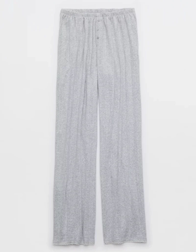 Aerie Off-Duty Pointelle Trouser PJ
