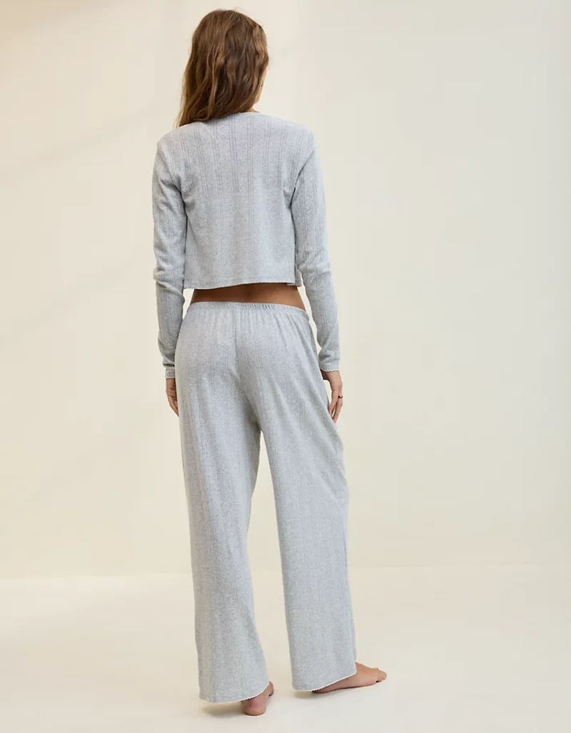 Aerie Off-Duty Pointelle Trouser PJ