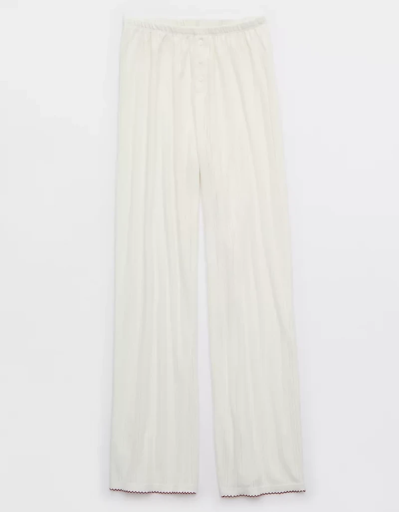 Aerie Off-Duty Pointelle Trouser PJ