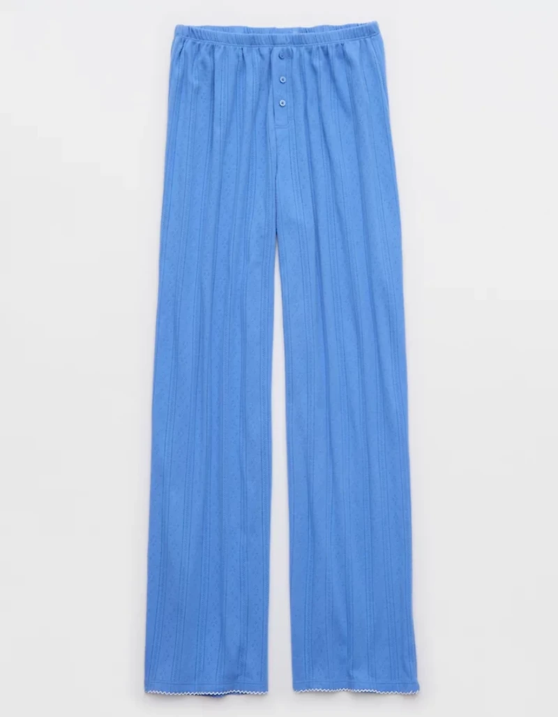 Aerie Off-Duty Pointelle Trouser PJ