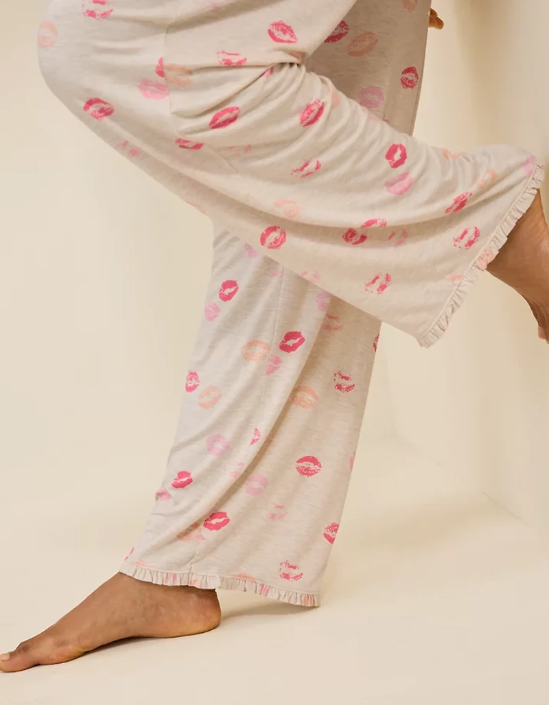 Aerie Real Soft® Ruffle Trouser PJ Pant