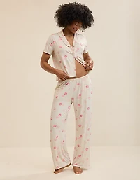 Aerie Real Soft® Ruffle Trouser PJ Pant