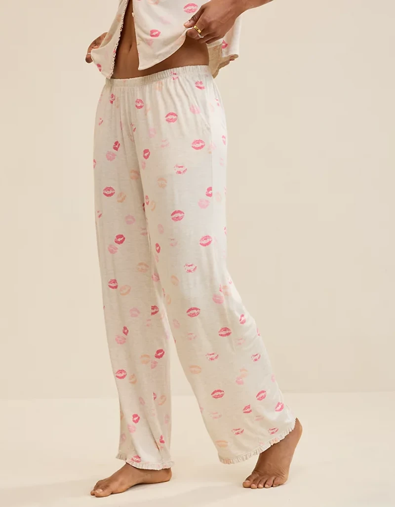 Aerie Real Soft® Ruffle Trouser PJ Pant