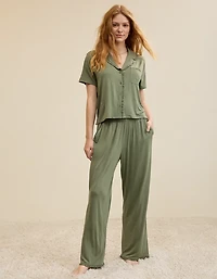 Aerie Real Soft® Ruffle Trouser PJ Pant