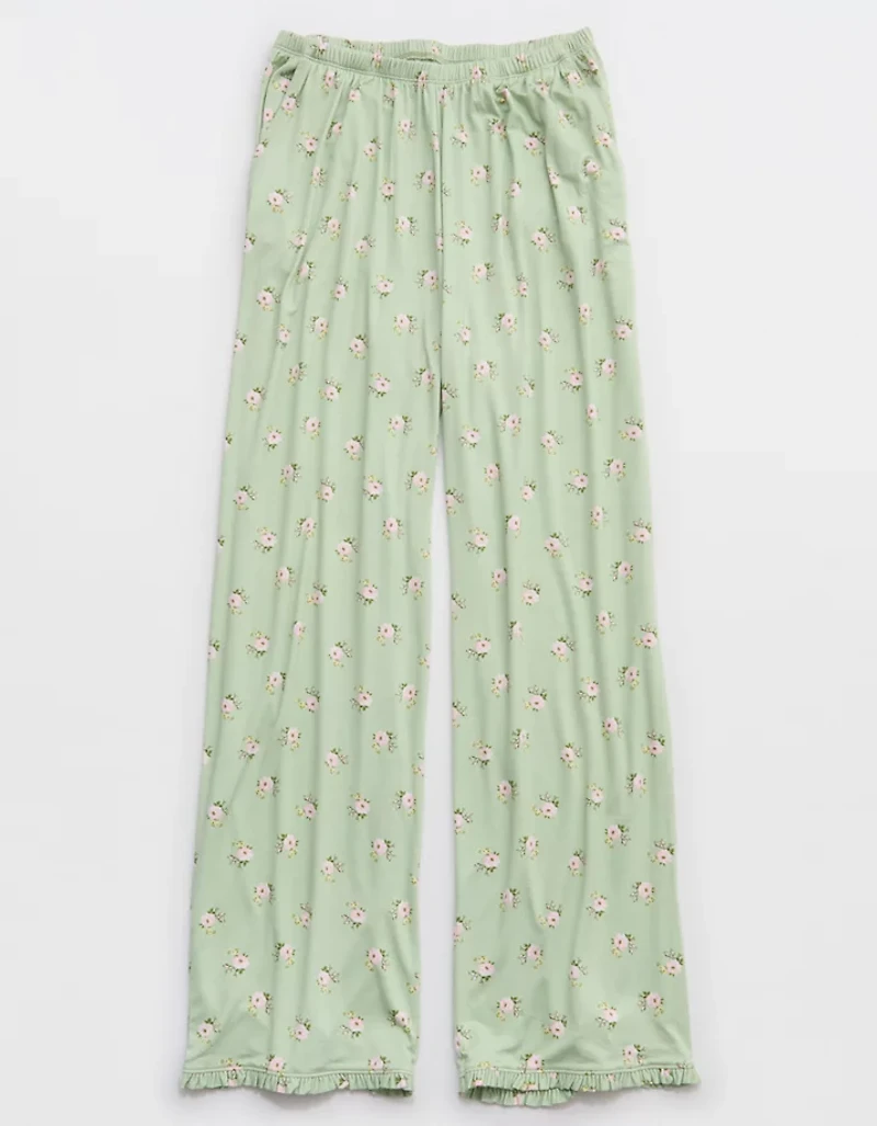 Aerie Real Soft® Ruffle Trouser PJ Pant