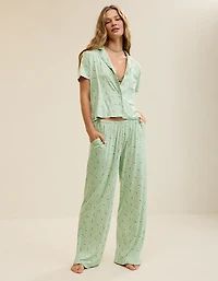 Aerie Real Soft® Ruffle Trouser PJ Pant