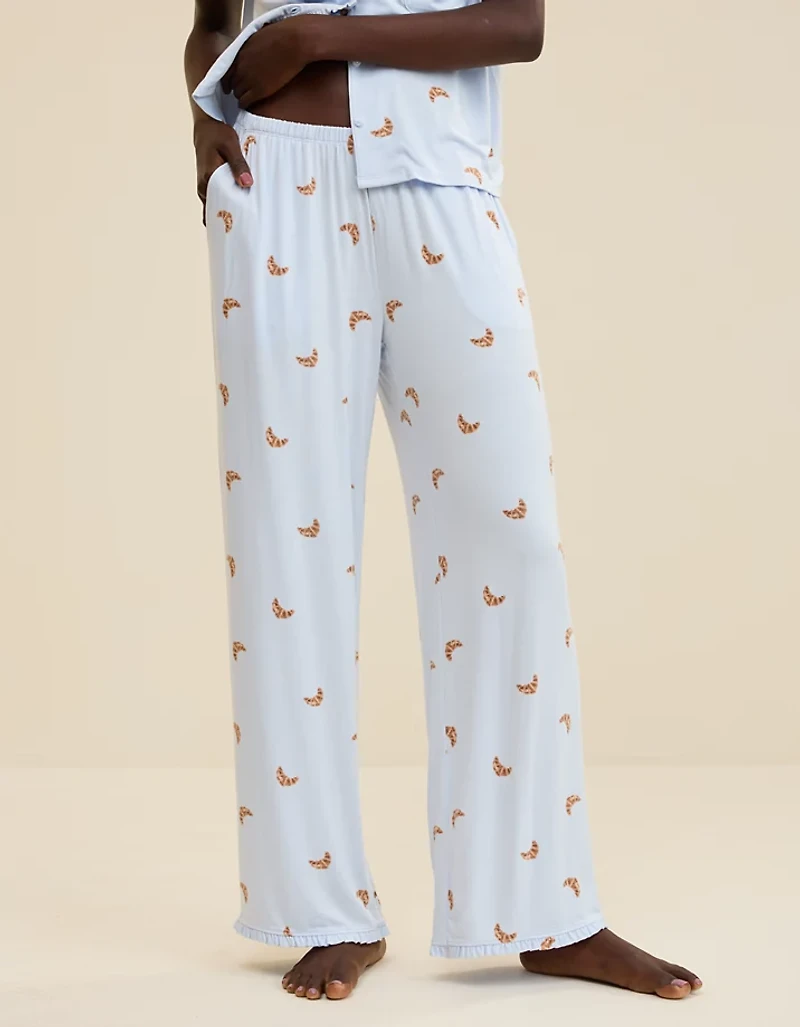 Aerie Real Soft® Ruffle Trouser PJ Pant