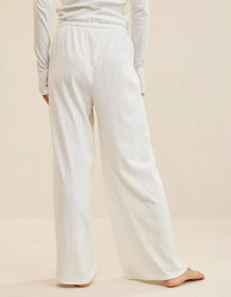 Aerie Off-Duty Pointelle Trouser PJ