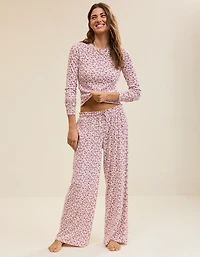 Aerie Off-Duty Pointelle Trouser PJ
