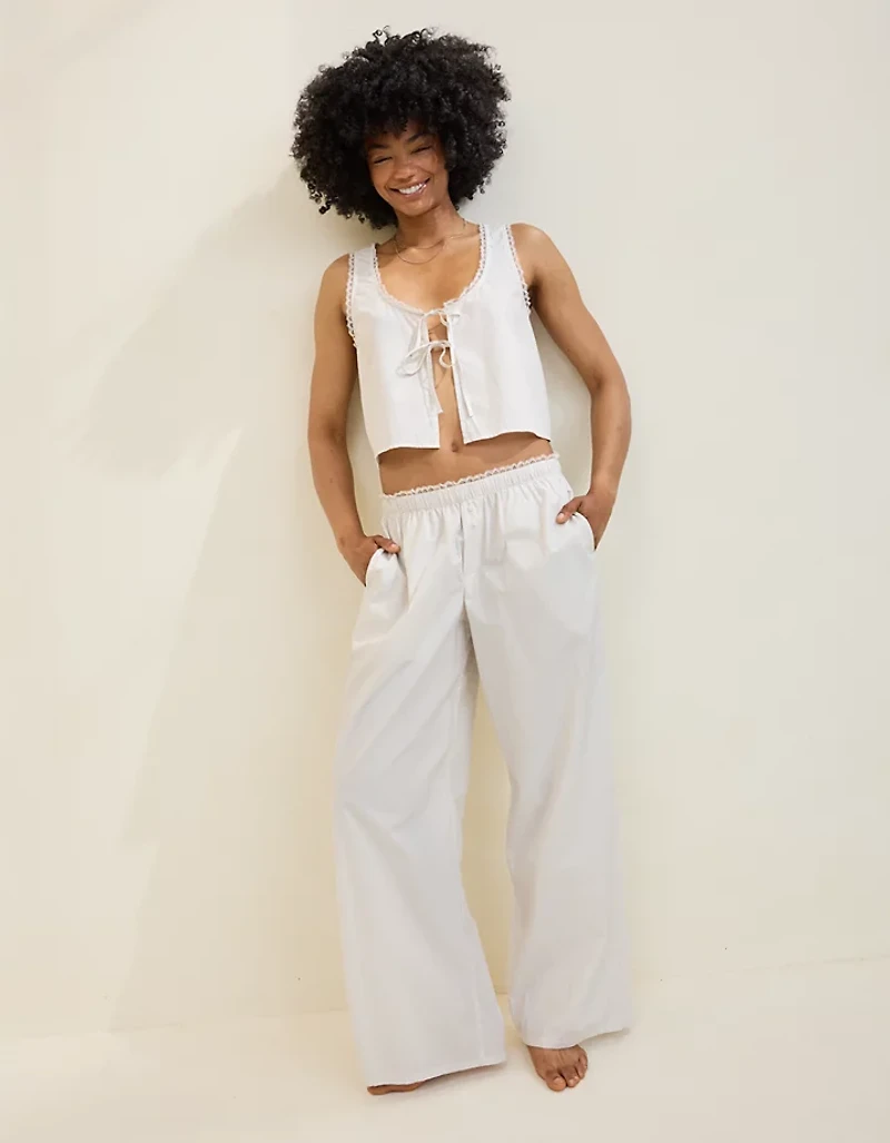 Aerie Off-Duty Poplin Trouser PJ