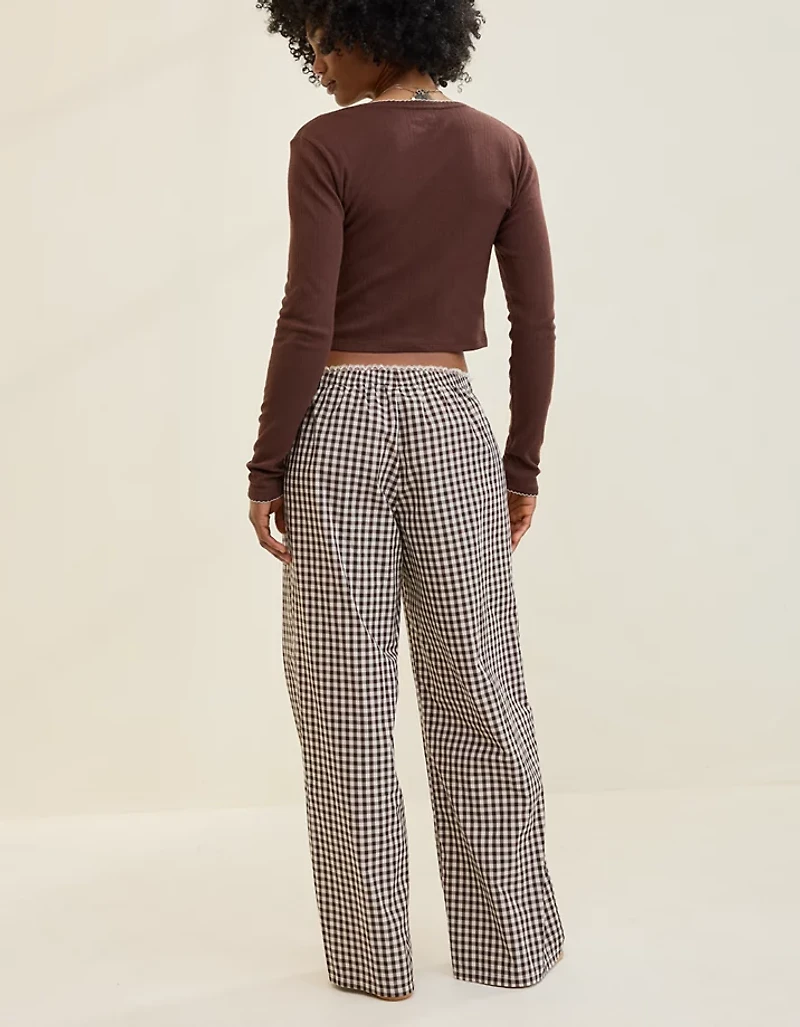 Aerie Off-Duty Poplin Trouser PJ