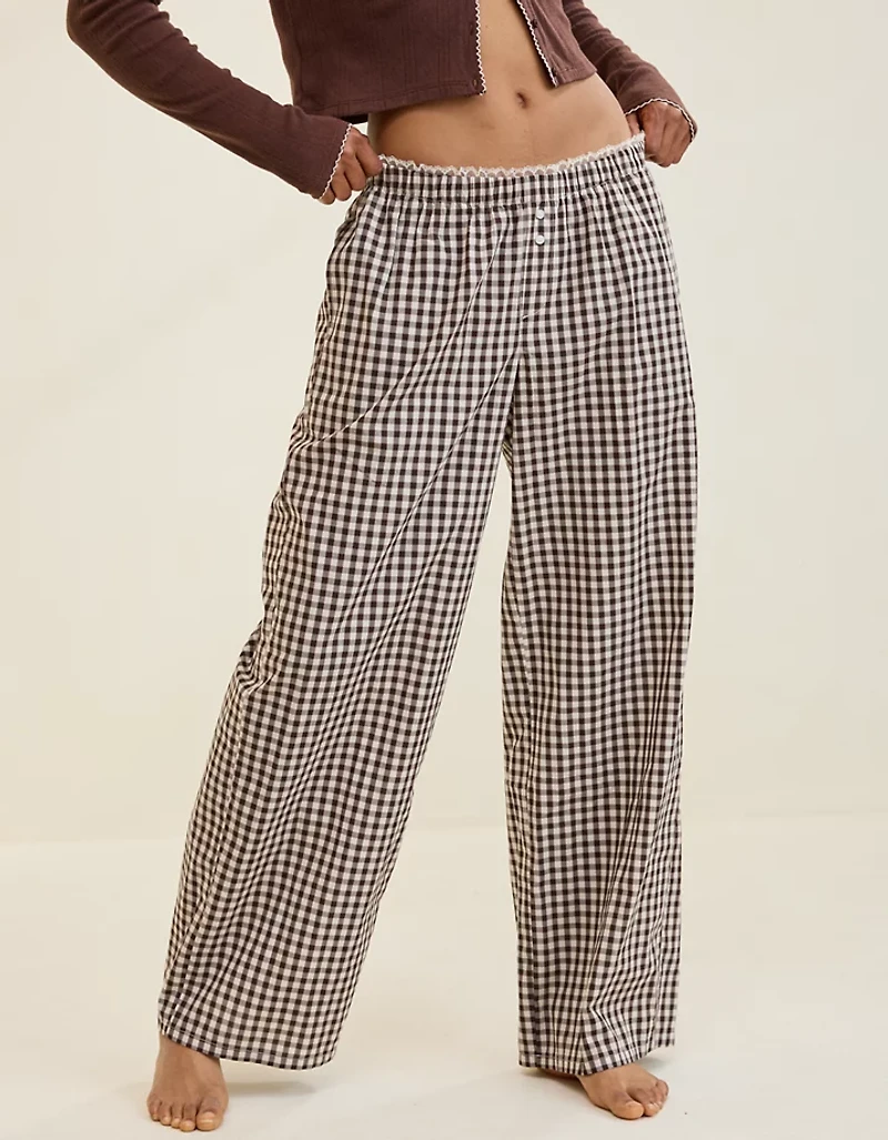 Aerie Off-Duty Poplin Trouser PJ