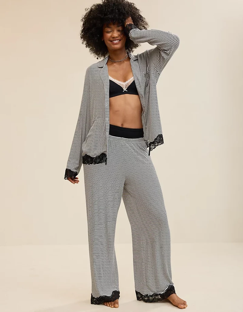 Aerie Real Soft® Rib Trouser PJ