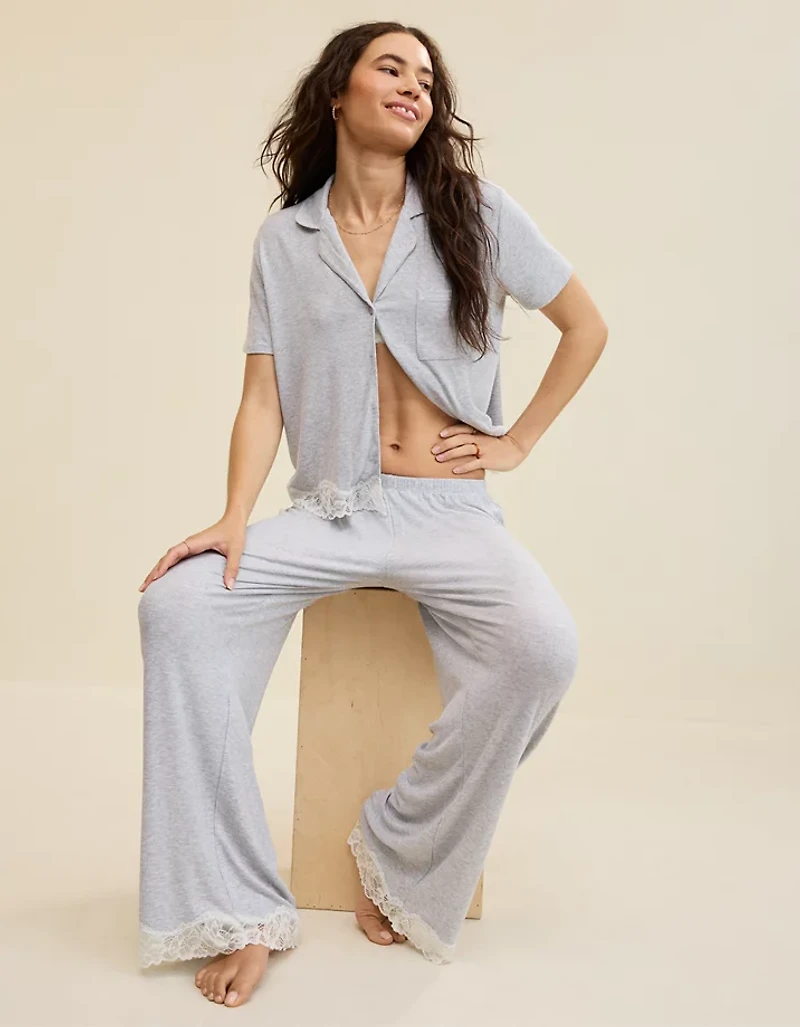 Aerie Real Soft® Rib Trouser PJ