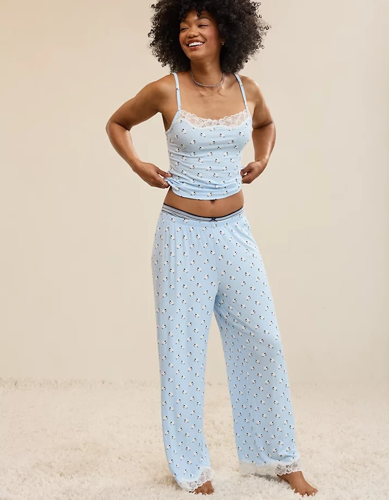 Aerie Real Soft® Rib Trouser PJ