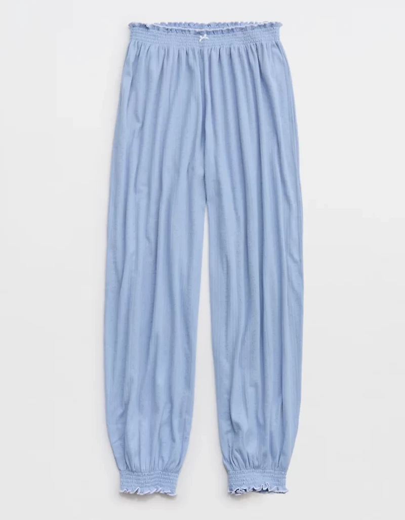 Aerie Pointelle Balloon Pajama Pant