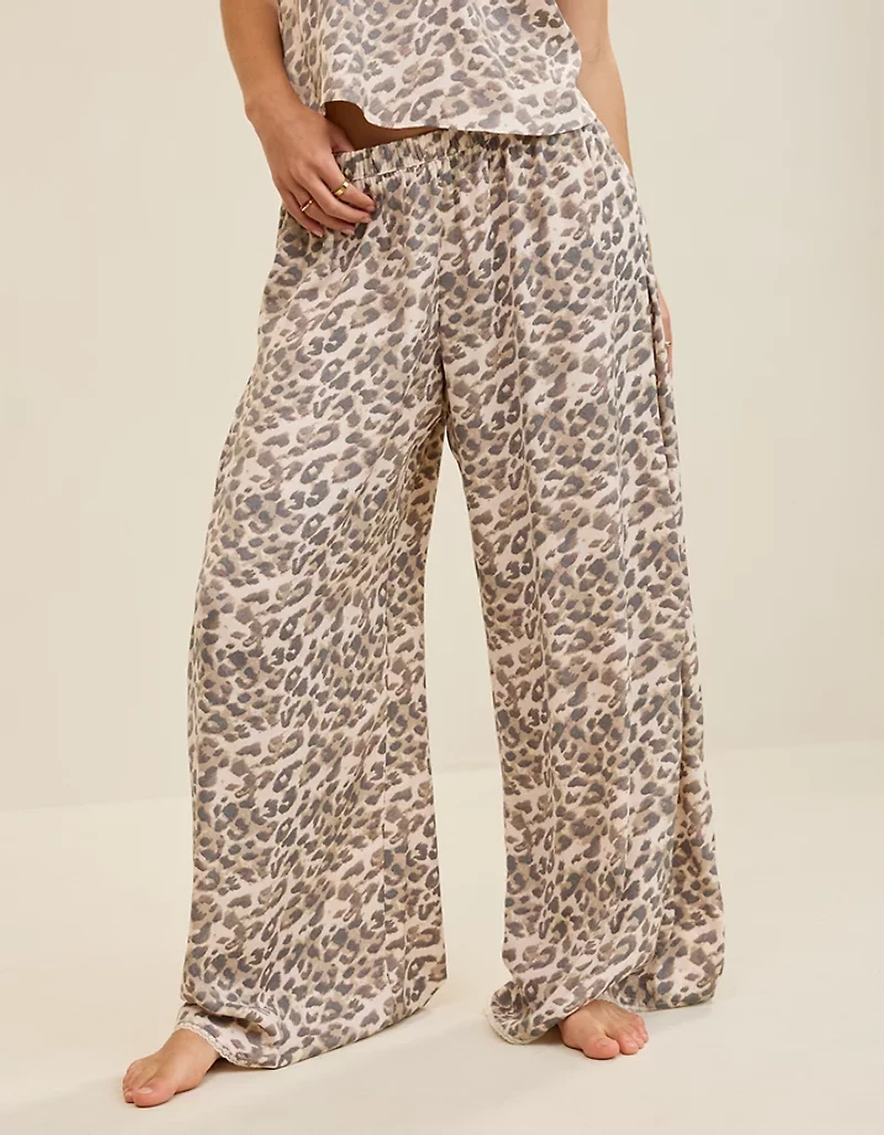 Aerie Satin Trouser PJ