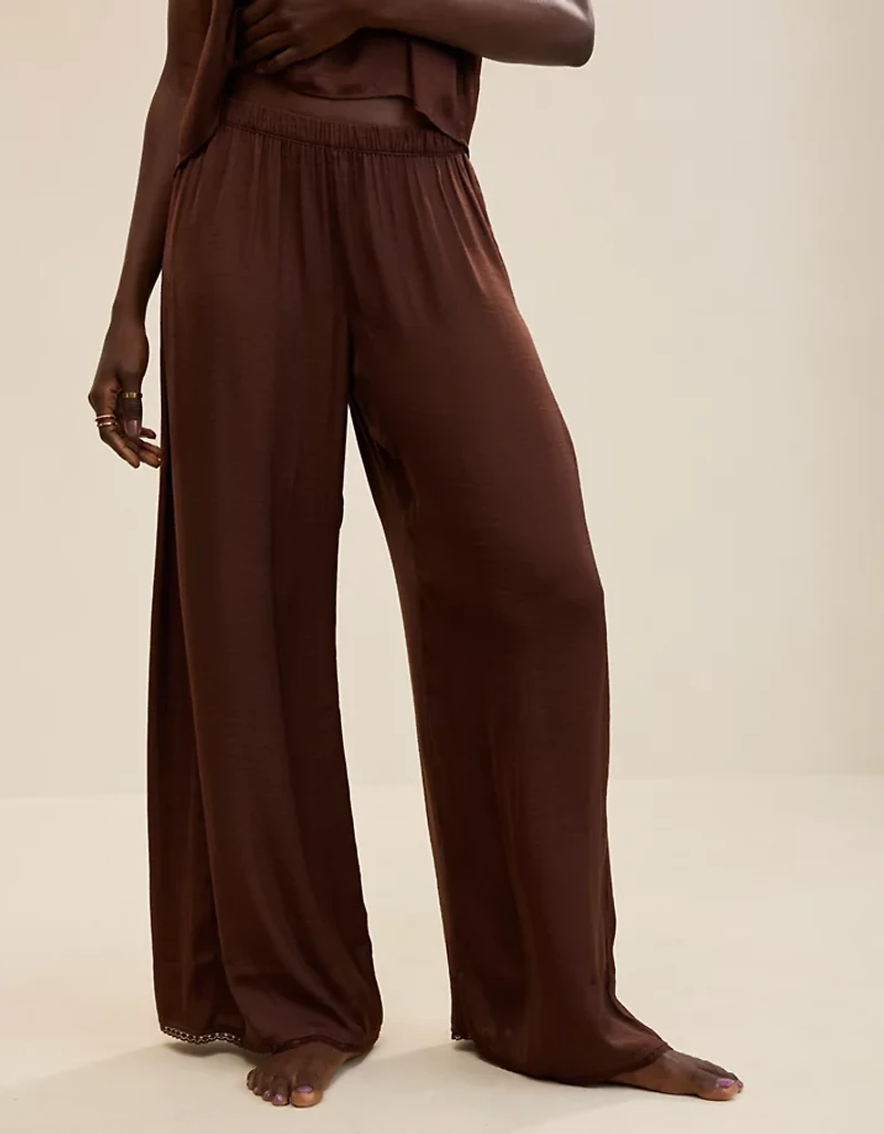 Aerie Satin Trouser PJ