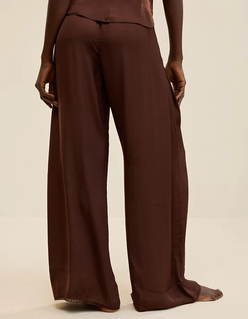 Aerie Satin Trouser PJ