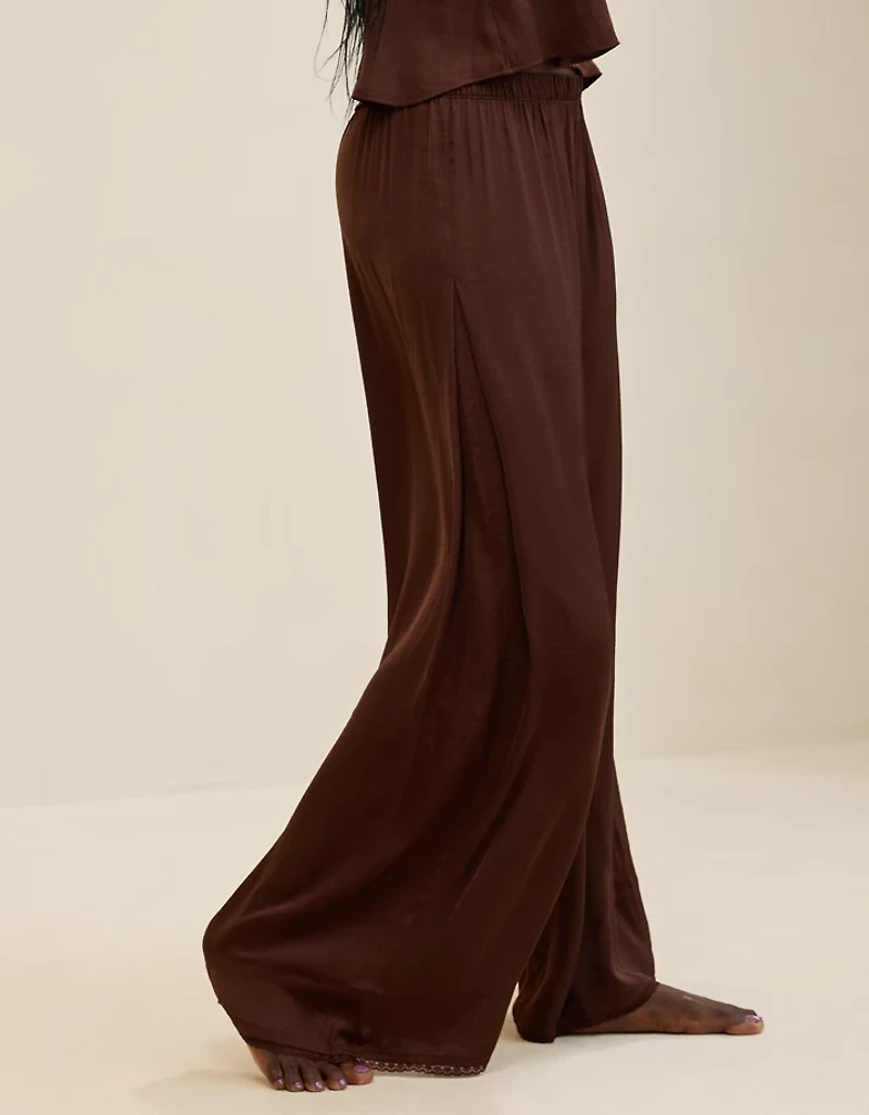 Aerie Satin Trouser PJ