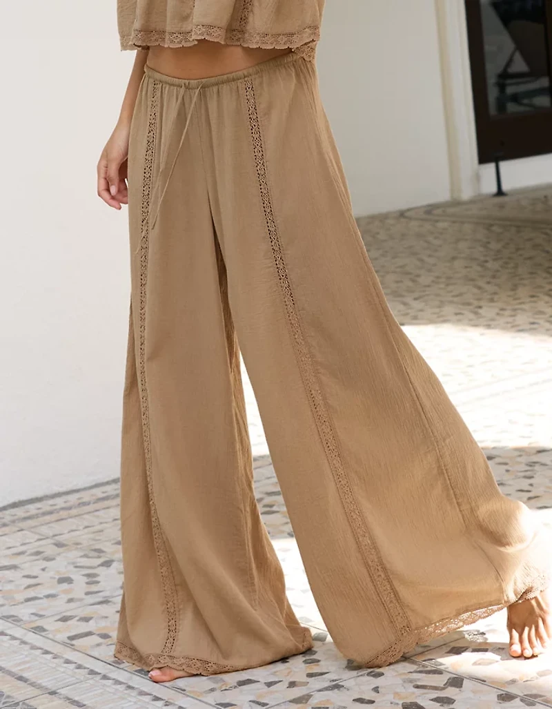 Aerie Cabana Wide Leg Pant
