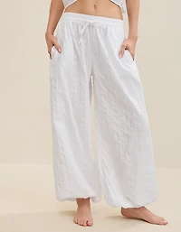 Aerie Seersucker Balloon Pant
