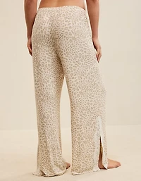 OVERSLEPT by Aerie Real Soft Ribbed Trouser PJ