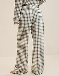 OVERSLEPT by Aerie Seersucker Trouser Pant