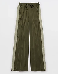 OVERSLEPT by Aerie Liquid Satin Trouser PJ Pant