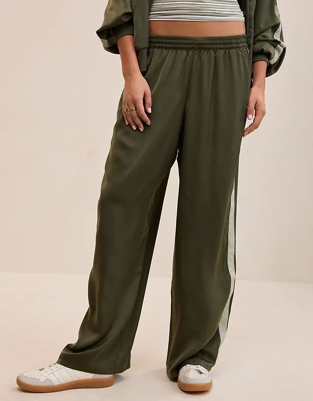 OVERSLEPT by Aerie Liquid Satin PJ Pant