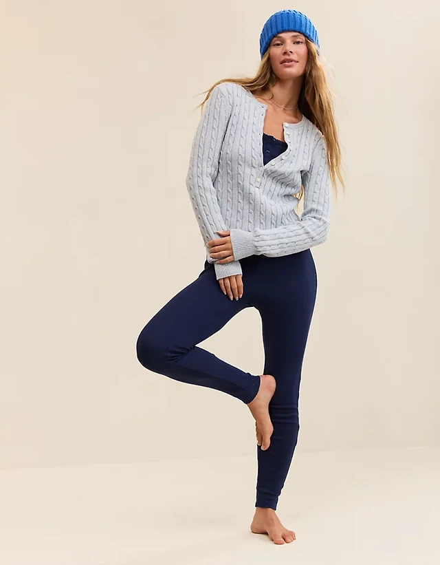 OVERSLEPT by Aerie Pointelle Legging