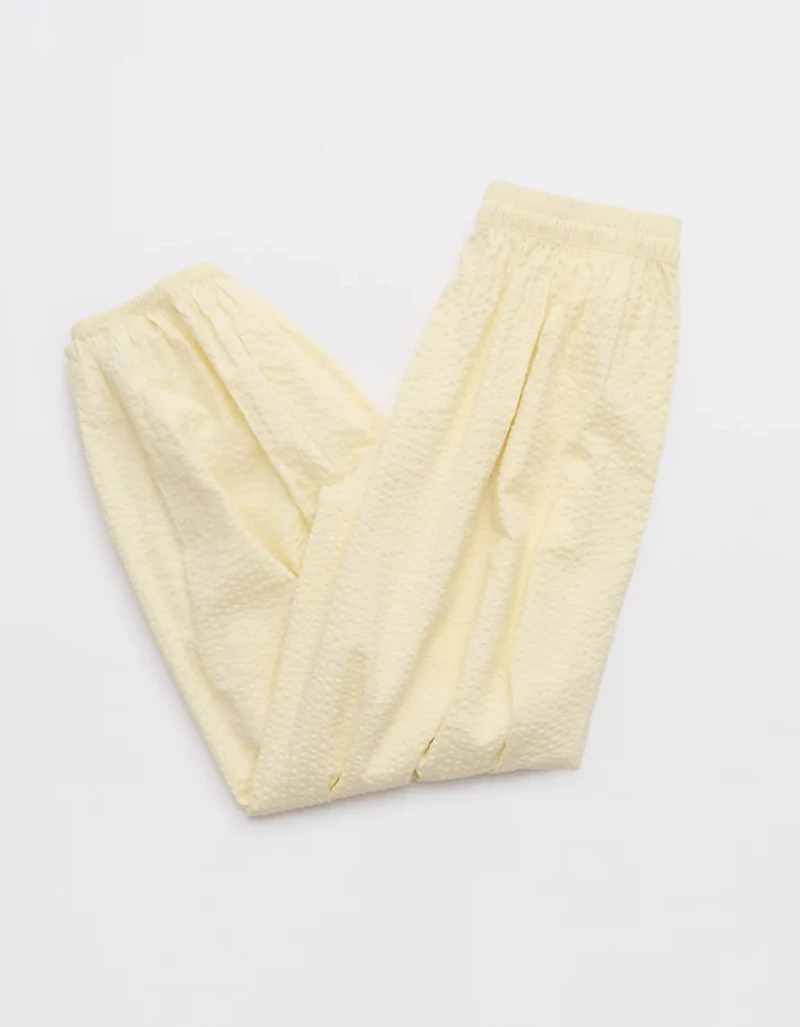 Aerie Seersucker Balloon Pant
