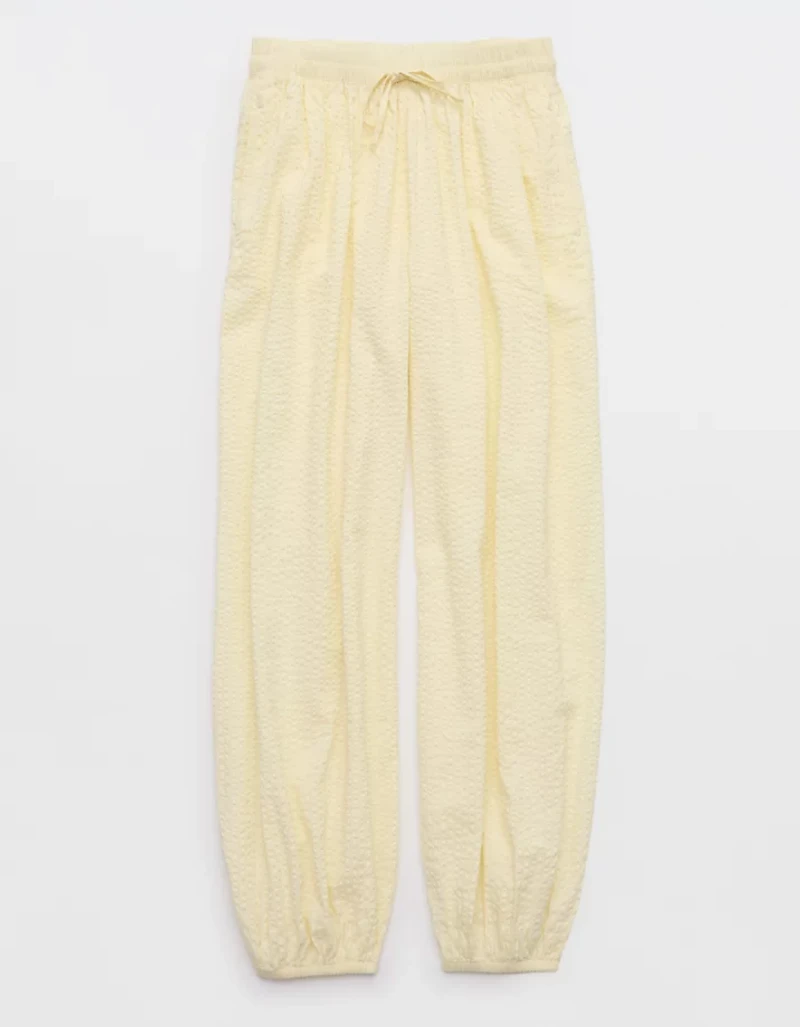 Aerie Seersucker Balloon Pant