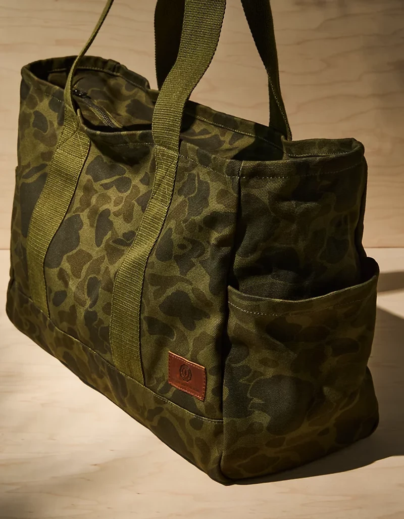 AE x Tru Kolors Camo Canvas Tote Bag