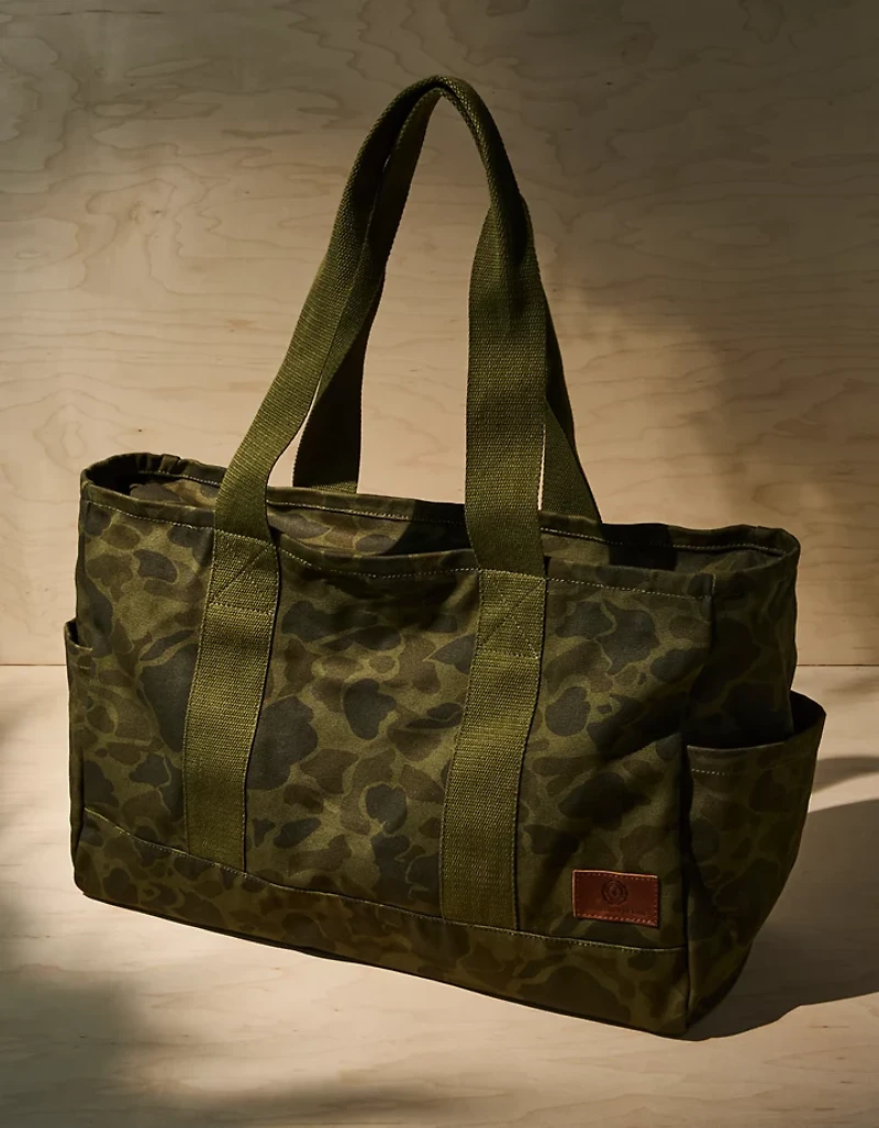 AE x Tru Kolors Camo Canvas Tote Bag