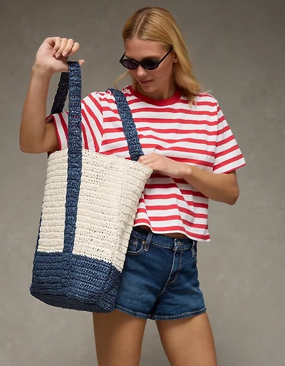 Sac fourre-tout crocheté AE