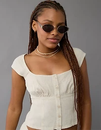 Lunettes de soleil ovales AE