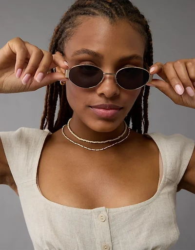 Lunettes de soleil ovales AE